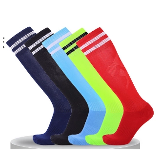 Calcetines largos de f&uacute;tbol acolchados con agarre 