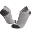 Terry Cushion Athletic Running Kn&ouml;chelsocken | Atmungsaktives, schwei&szlig;absorbierendes Baumwoll-Spandex-Schwarzes, anpassbares Logo