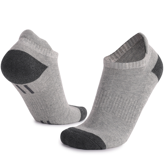 Terry Cushion Athletic Running Kn&ouml;chelsocken | Atmungsaktives, schwei&szlig;absorbierendes Baumwoll-Spandex-Schwarzes, anpassbares Logo