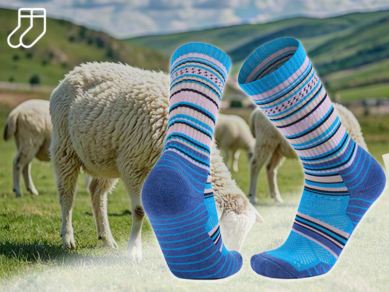 Chaussettes en laine m&eacute;rinos ou synth&eacute;tiques pour la randonn&eacute;e estivale