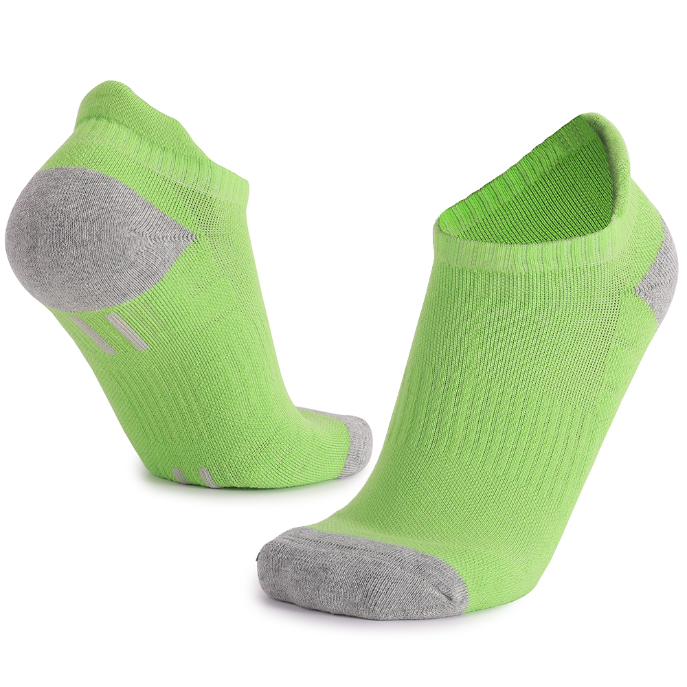 Terry Cushion Athletic Running Kn&ouml;chelsocken | Atmungsaktives, schwei&szlig;absorbierendes Baumwoll-Spandex-Schwarzes, anpassbares Logo